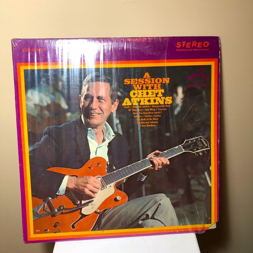 Chet Atkins A Session With Record A LP RCA Victor 1967 VG+ 1967
